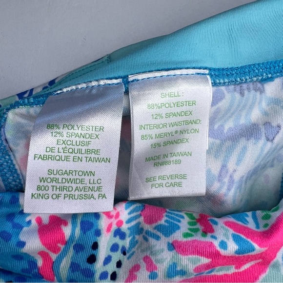 Lilly Pulitzer Luxletic UPF 50+ High Rise Weekender Crop Leggings S - Picture 8 of 9